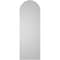 Ekena Millwork Round Top Surface Mount PVC Gable Vent w/ 2"W x 1-1/2"P Brickmould Frame, 14"W x 40"H GVPRT14X4002SN - alternate 3